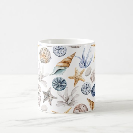Muschelmuster Kaffeetasse (Mittel)