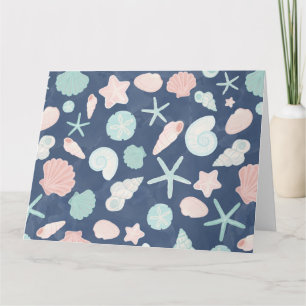 Muschelmuster Karte