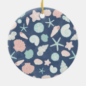 Muschelmuster Keramik Ornament (Hinten)