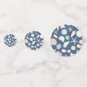 Muschelmuster Konfetti (Vorderseiten)