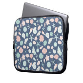 Muschelmuster Laptopschutzhülle (Vorderseite Links)