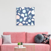 Muschelmuster Leinwanddruck (Insitu (Wohnzimmer))