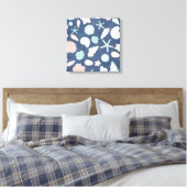 Muschelmuster Leinwanddruck (Insitu (Schlafzimmer))