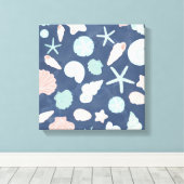 Muschelmuster Leinwanddruck (Insitu (Holzboden))