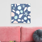 Muschelmuster Leinwanddruck (Insitu (Wohnzimmer))