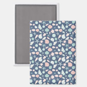 Muschelmuster Magnet (Vorderseite/Rückseite)