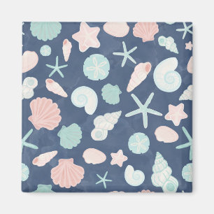 Muschelmuster Magnet