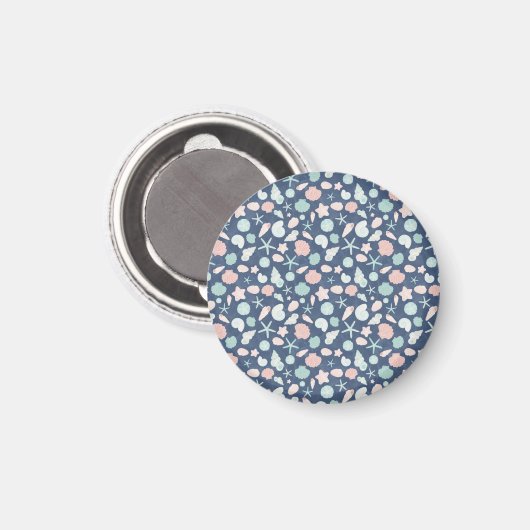 Muschelmuster Magnet (Vorderseite/Rückseite)