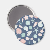 Muschelmuster Magnet (Vorderseite/Rückseite)
