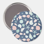 Muschelmuster Magnet (Vorderseite/Rückseite)