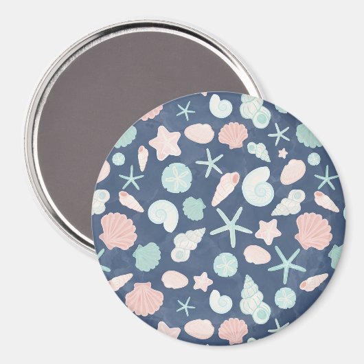 Muschelmuster Magnet (Vorderseite/Rückseite)