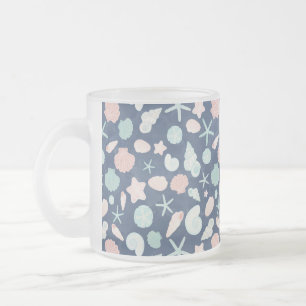 Muschelmuster Mattglastasse