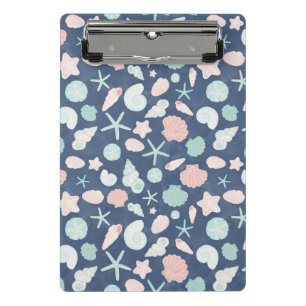 Muschelmuster Mini Klemmbrett