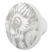 Muschelmuster - Mutter der Perle Keramikknauf (Rechts)