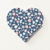 Muschelmuster Notizblock (Rückseite)