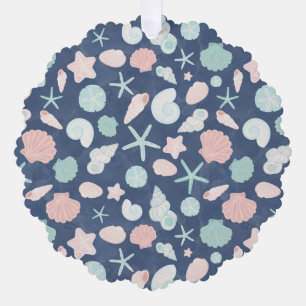 Muschelmuster Ornament Karte