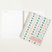 Muschelmuster Personalisiert Modern Boho Planer (Anzeige)