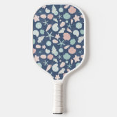 Muschelmuster Pickleball Schläger (Rückseite)