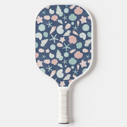 Muschelmuster Pickleball Schläger (Vorderseite)