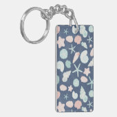 Muschelmuster Schlüsselanhänger (Vorderseite links)