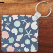 Muschelmuster Schlüsselanhänger (Rückseite)