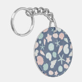 Muschelmuster Schlüsselanhänger (Vorderseite links)