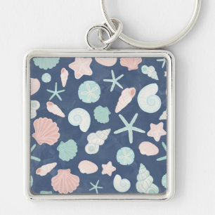 Muschelmuster Schlüsselanhänger