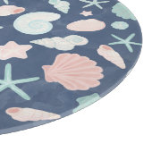 Muschelmuster Schneidebrett (Ecke)