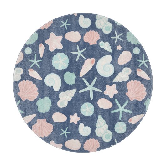 Muschelmuster Schneidebrett (Vorderseite)