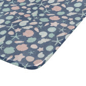 Muschelmuster Schneidebrett (Ecke)