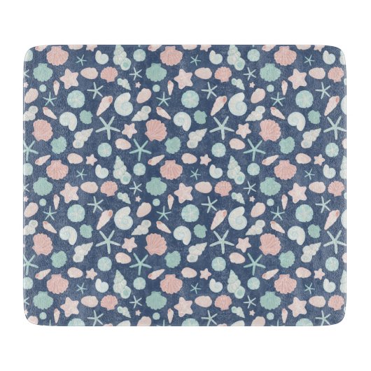 Muschelmuster Schneidebrett (Vorderseite)