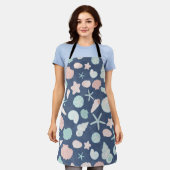 Muschelmuster Schürze (Getragen)