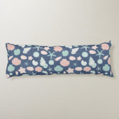 Muschelmuster Seitenschläferkissen (Rückseite)