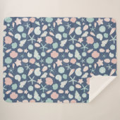 Muschelmuster Sherpadecke (Vorderseite (Horizontal))