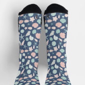 Muschelmuster Socken (Oben)