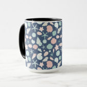 Muschelmuster Tasse (Vorderseite Links)