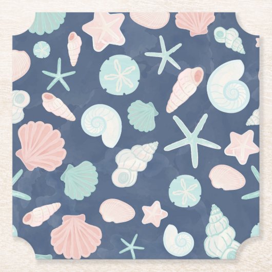 Muschelmuster Untersetzer (Vorderseite)