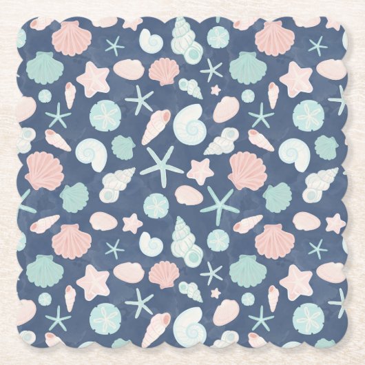 Muschelmuster Untersetzer (Vorderseite)