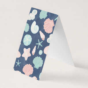 Muschelmuster Visitenkarten