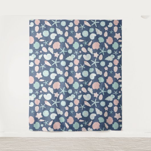 Muschelmuster Wandteppich (Vorderseite)