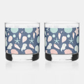 Muschelmuster Whiskyglas (Rechts)