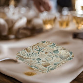 Muscheln 7-Zoll-Papierplatte aus dem Pearl Coast E Pappteller