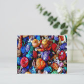 Muscheln Abstrakt 2009 Postkarte (Stehend Vorderseite)