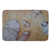 Muscheln am Meer Badematte (Vorderseite)