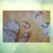 Muscheln am Meer Fensteraufkleber (Blatt 3)