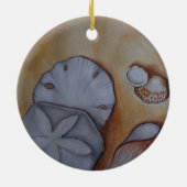 Muscheln am Meer Keramik Ornament (Hinten)