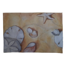 Muscheln am Meer Kissenbezug