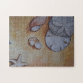Muscheln am Meer Puzzle (Horizontal)