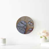 Muscheln am Meer Runde Wanduhr (Zuhause)