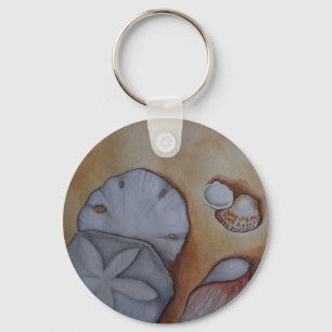 Muscheln am Meer Schlüsselanhänger